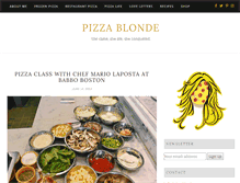 Tablet Screenshot of pizzablonde.com